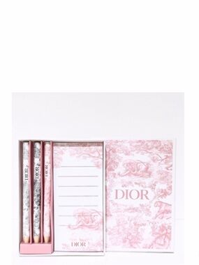 NEW Dior Set De Crayon Pencil Set Notepad